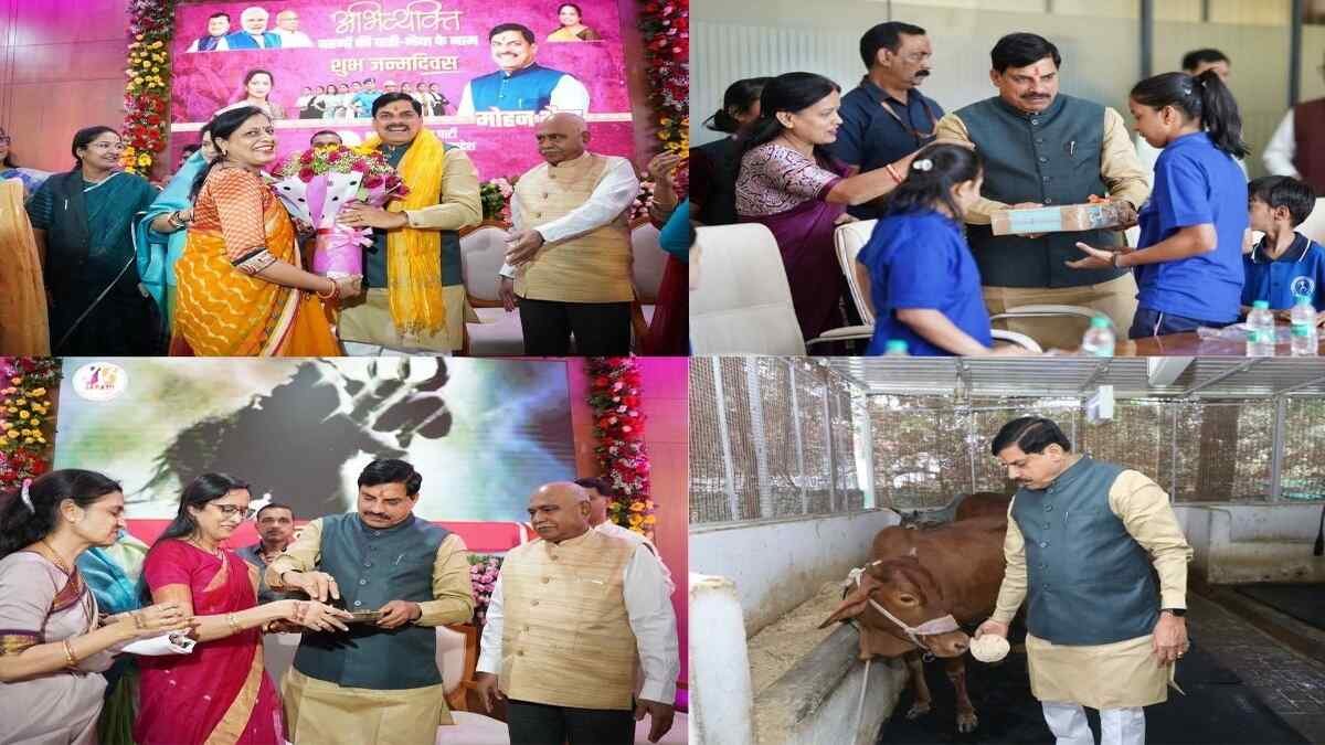 MP CM Dr Yadav celebrates 61st b’day by participating in sisters’ programme; PM Modi, Minister Shah extend greetings on ‘X’
