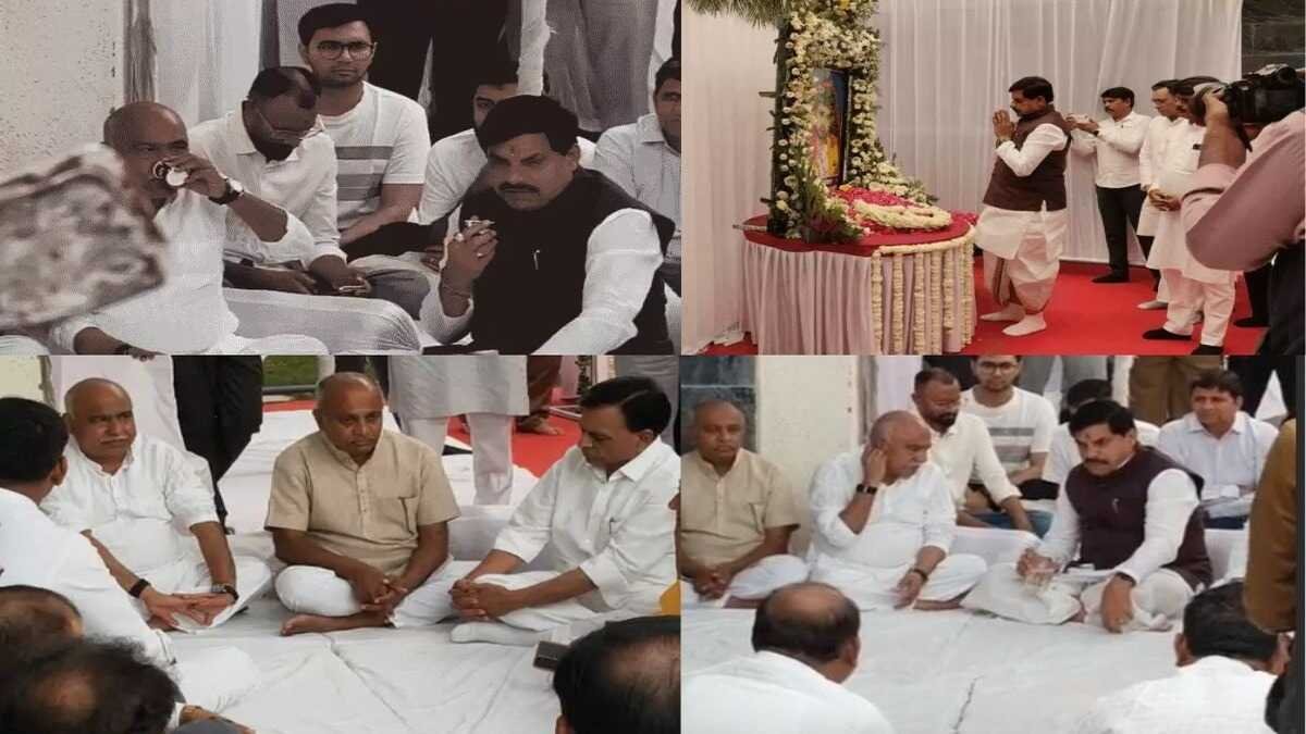 MP CM Dr Yadav pays tributes to BJP state president’s late daughter Surabhi in Betul