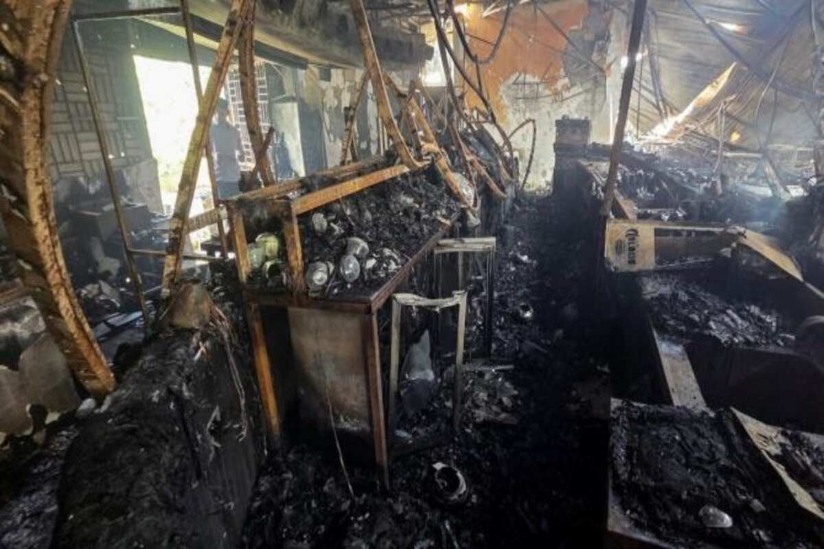 The club was gutted in the fire