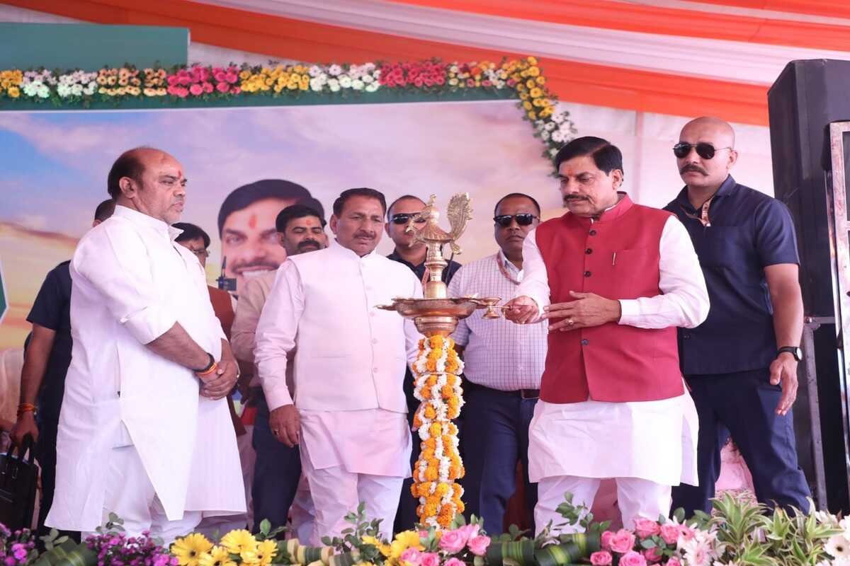 MP CM Dr Mohan Yadav at the event