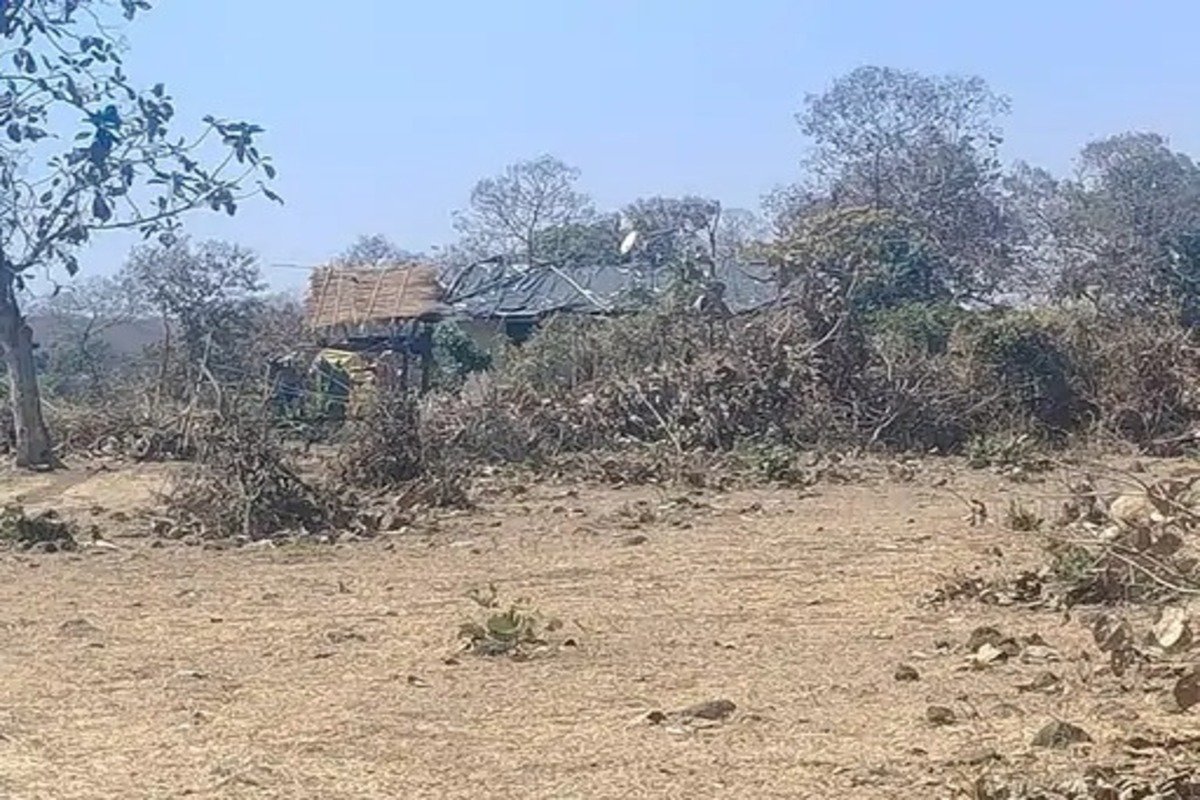 Harisingh's house set ablaze by unidentified persons