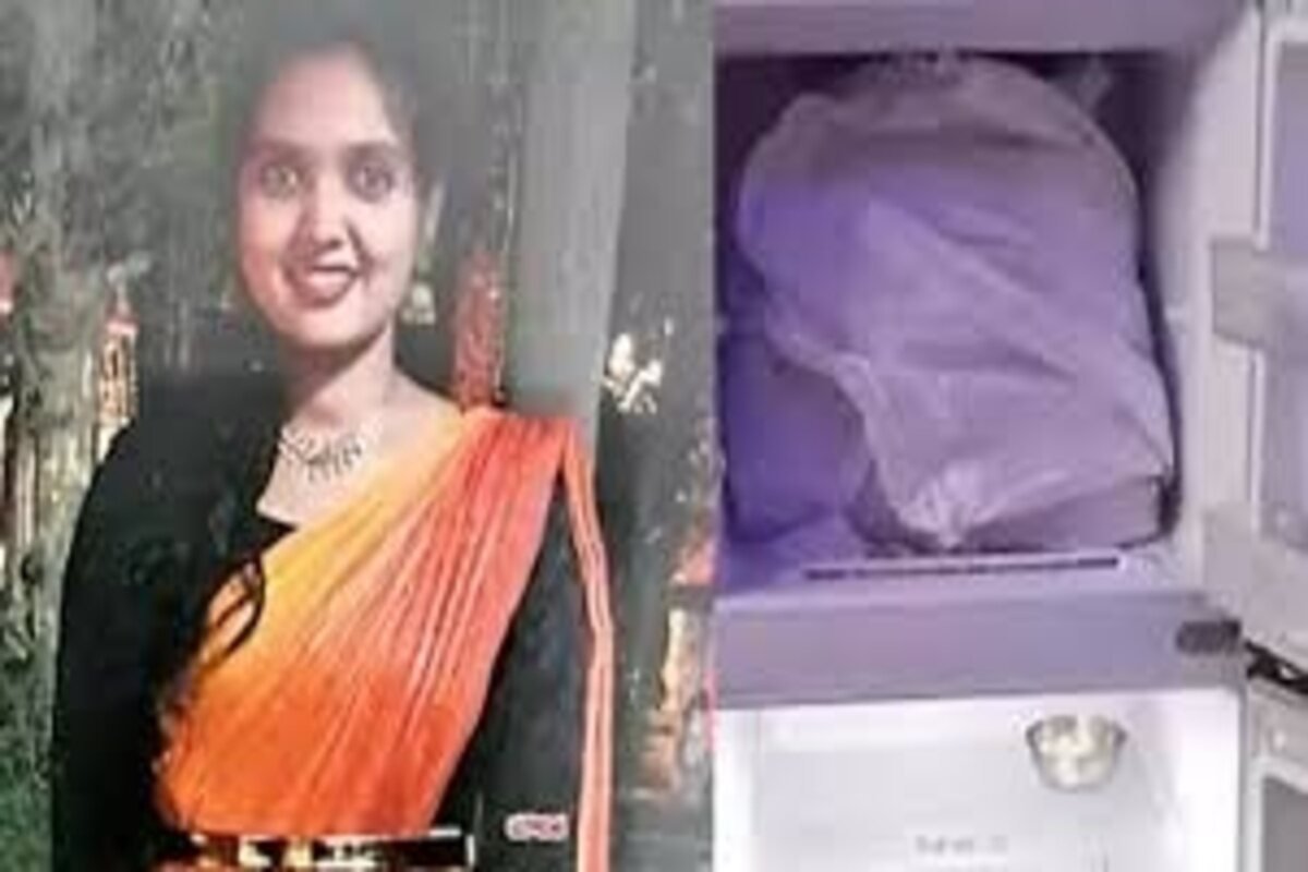 Mounika's severed remains inside a bag