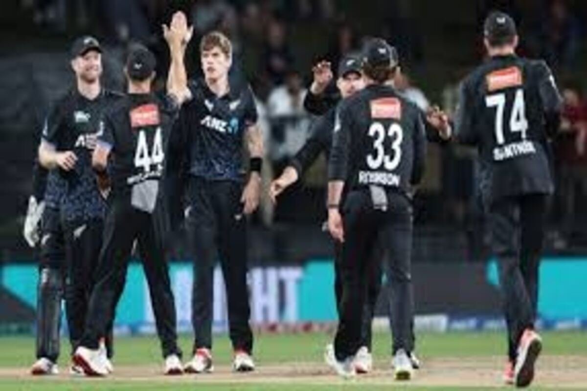 New Zealand team post-victory