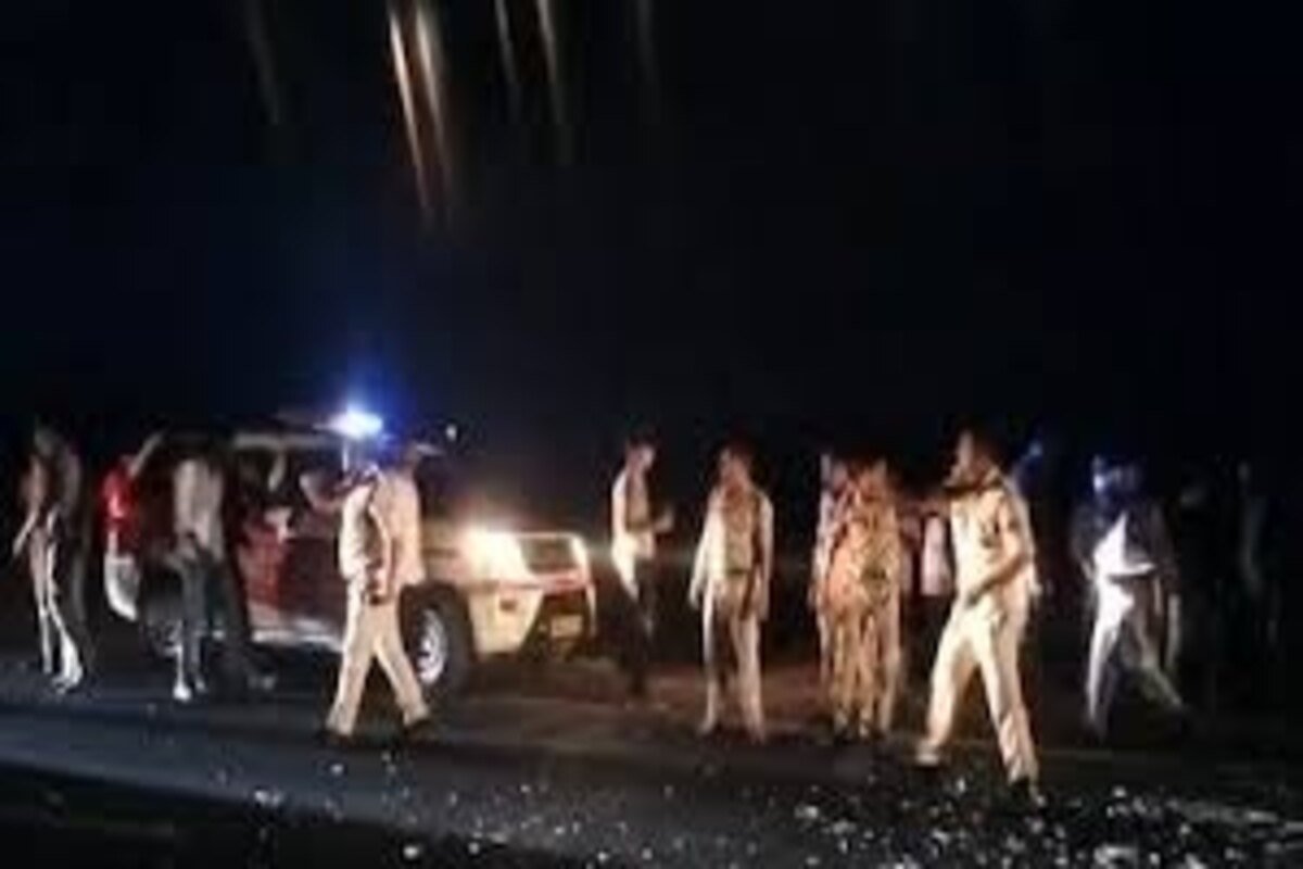 A visual from the crash