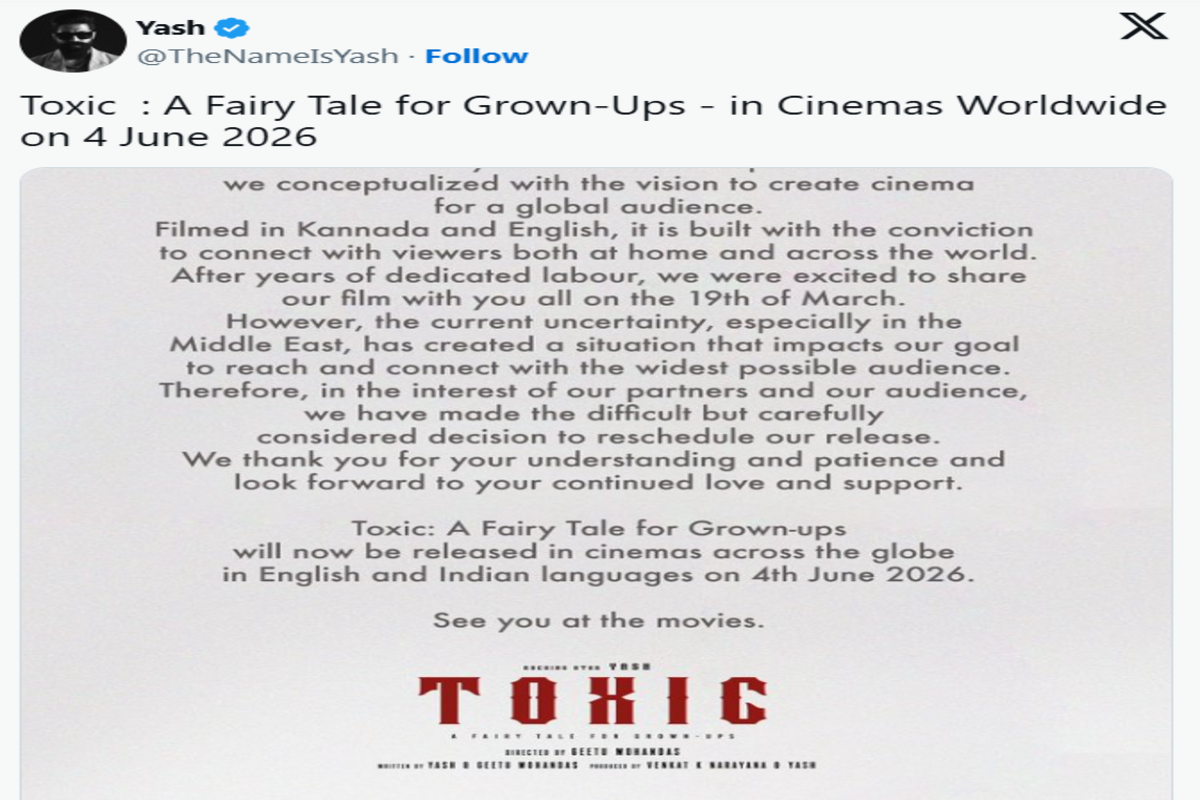Toxic release date postponed