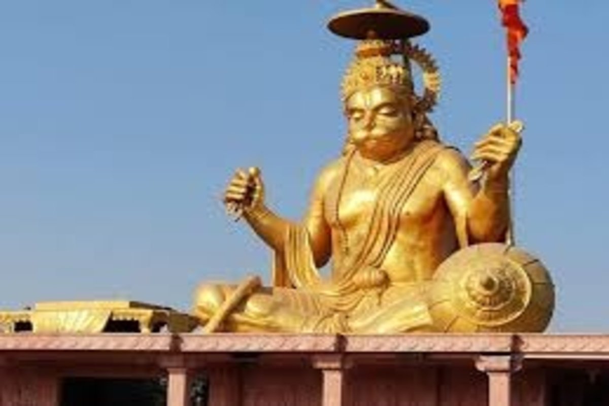 Pitra Parvat temple dedicated to Lord Hanuman in MP's Indore