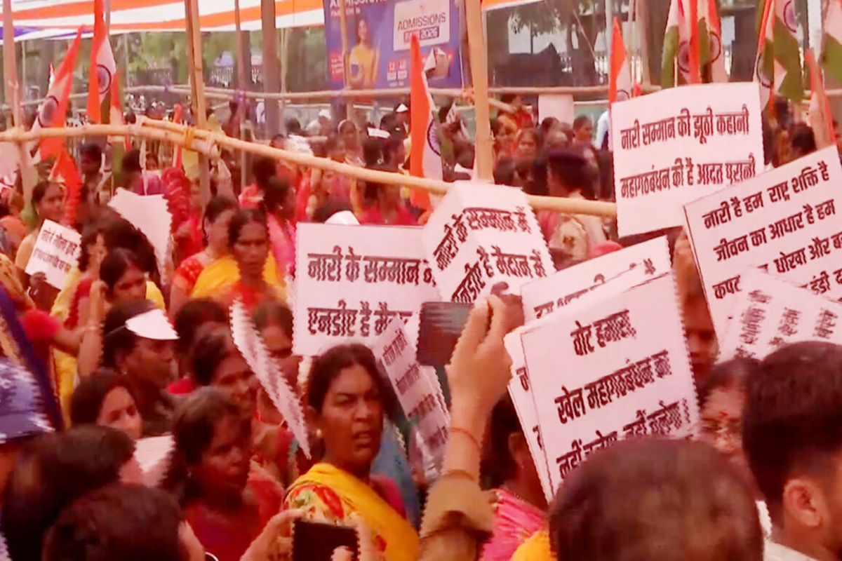 A visual from the march