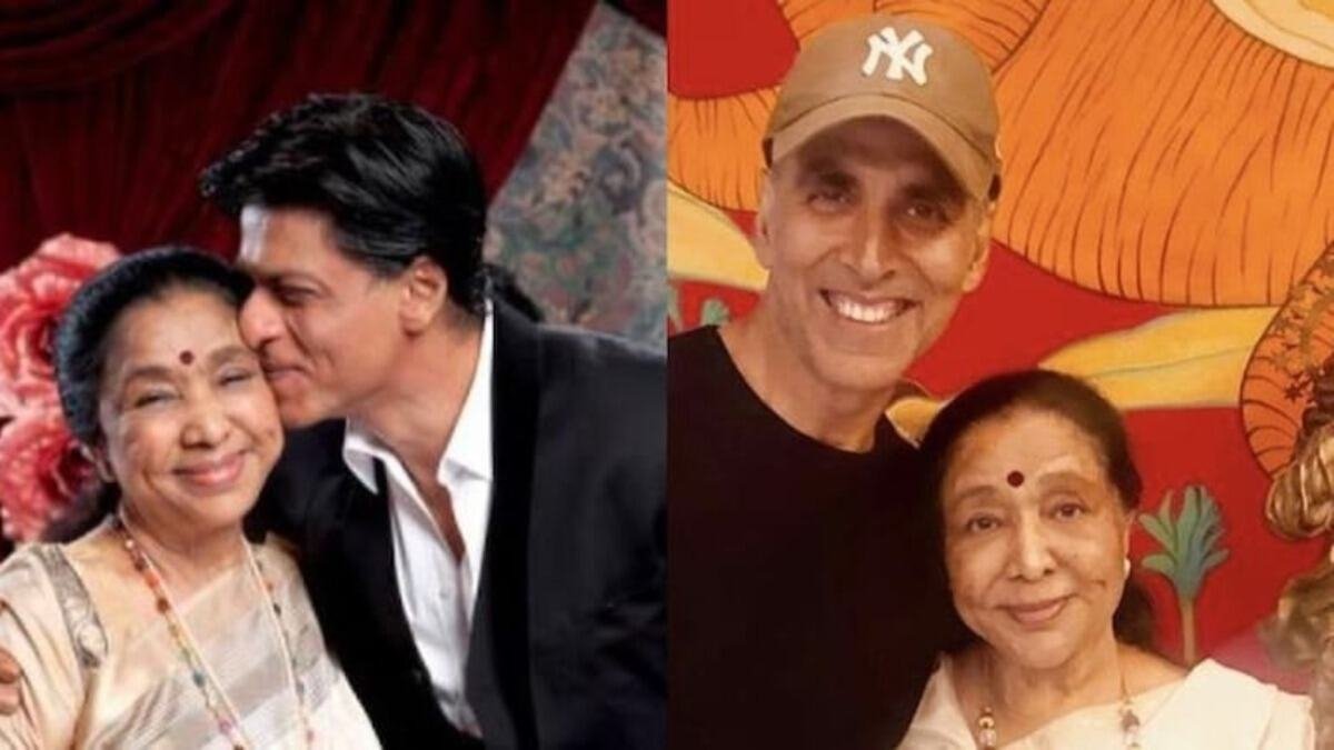 Asha Bhosle passes away: Tributes pour in from film fraternity; SRK, Akshay Kumar post heartfelt messages online