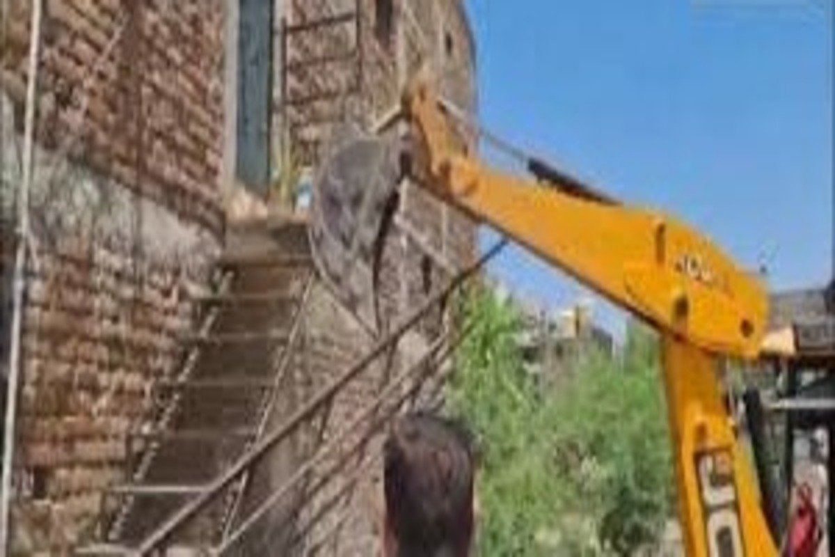 Visuals from the demolition drive