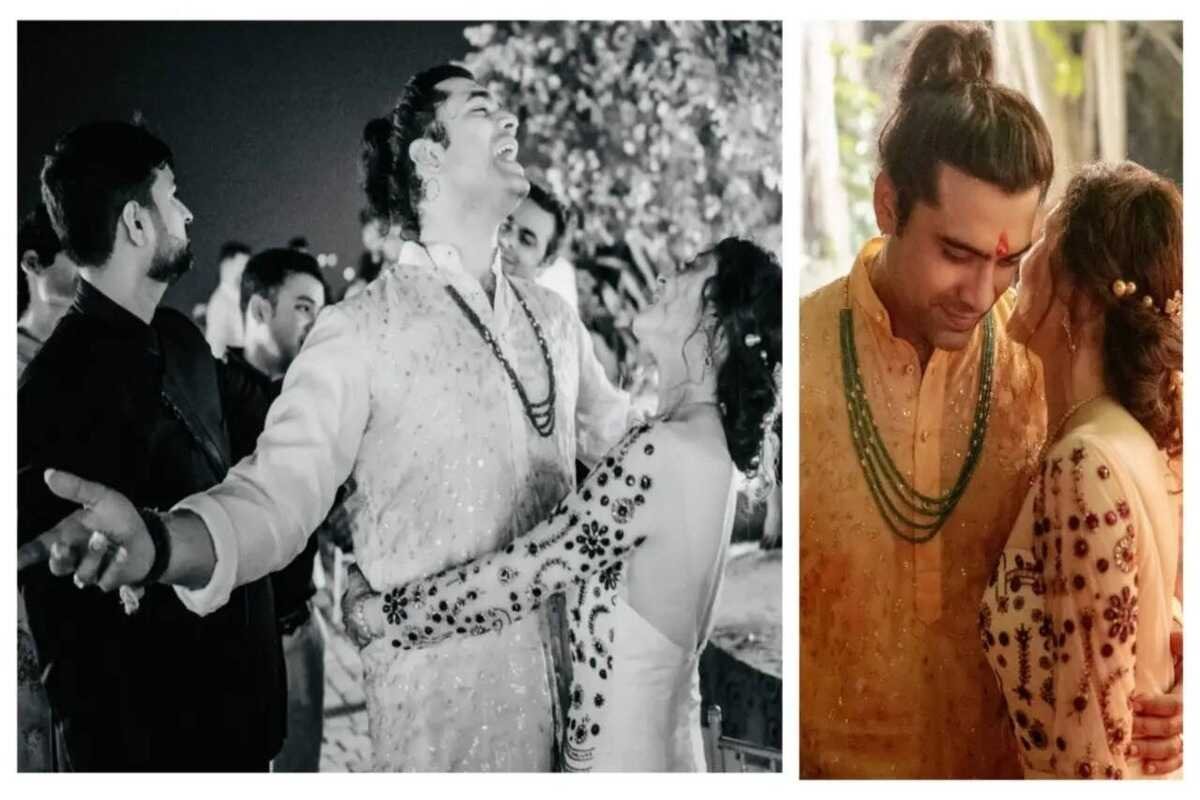 A screengrab from the ceremony