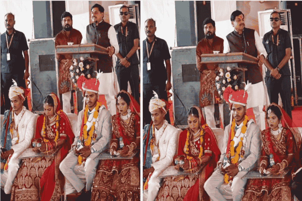 CM Dr Yadav addressing the event's attendees