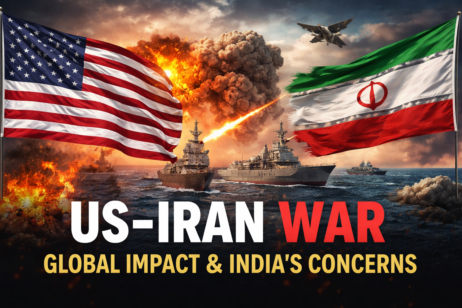 US–Iran War: Rising Tensions, Global Shock, India on Edge
