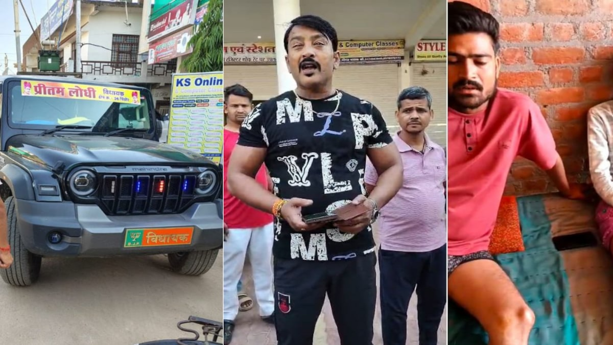 ‘If your dad has guts…’: Madhya Pradesh MLA clashes with cops days after son rammed 5 with Thar, injuring them