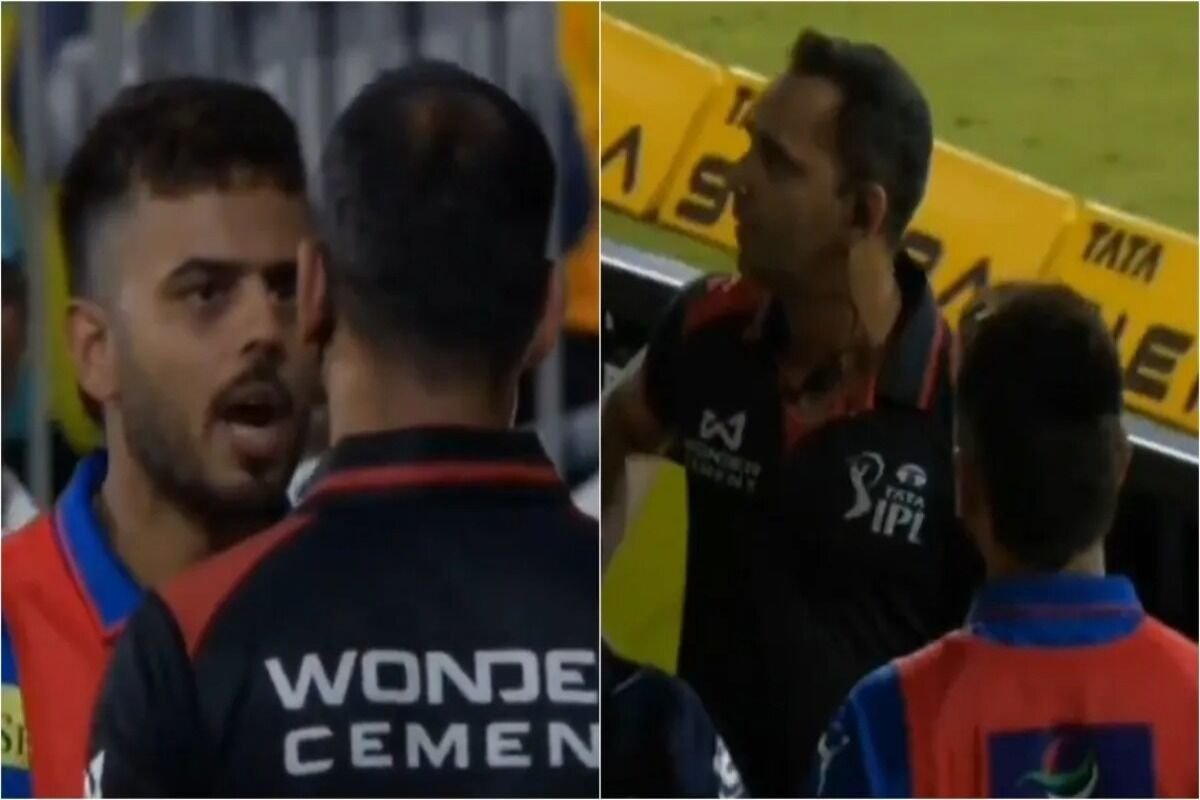 Rana's argument with umpire