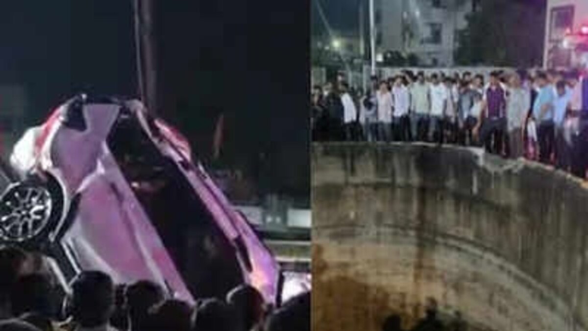 Nine of a family, including six kids, die as car plunges into well in Maharashtra’s Nashik